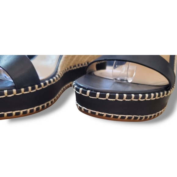 LAUREN Ralph LAUREN Hilarie Burnished Leather Espadrille - Picture 11 of 12